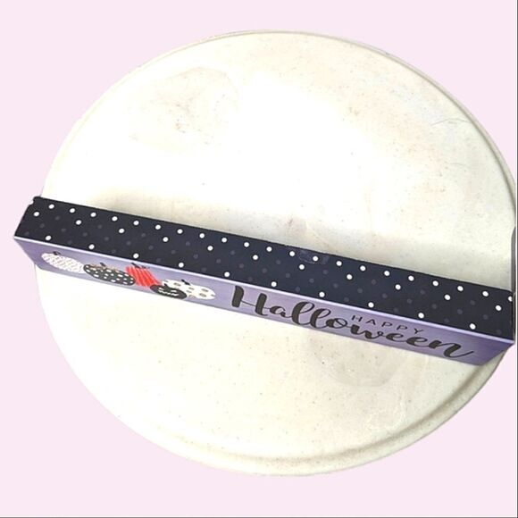 Burlap Halloween Beverage Gift Bag & Wood Halloween Sign Set - Picture 4 of 14